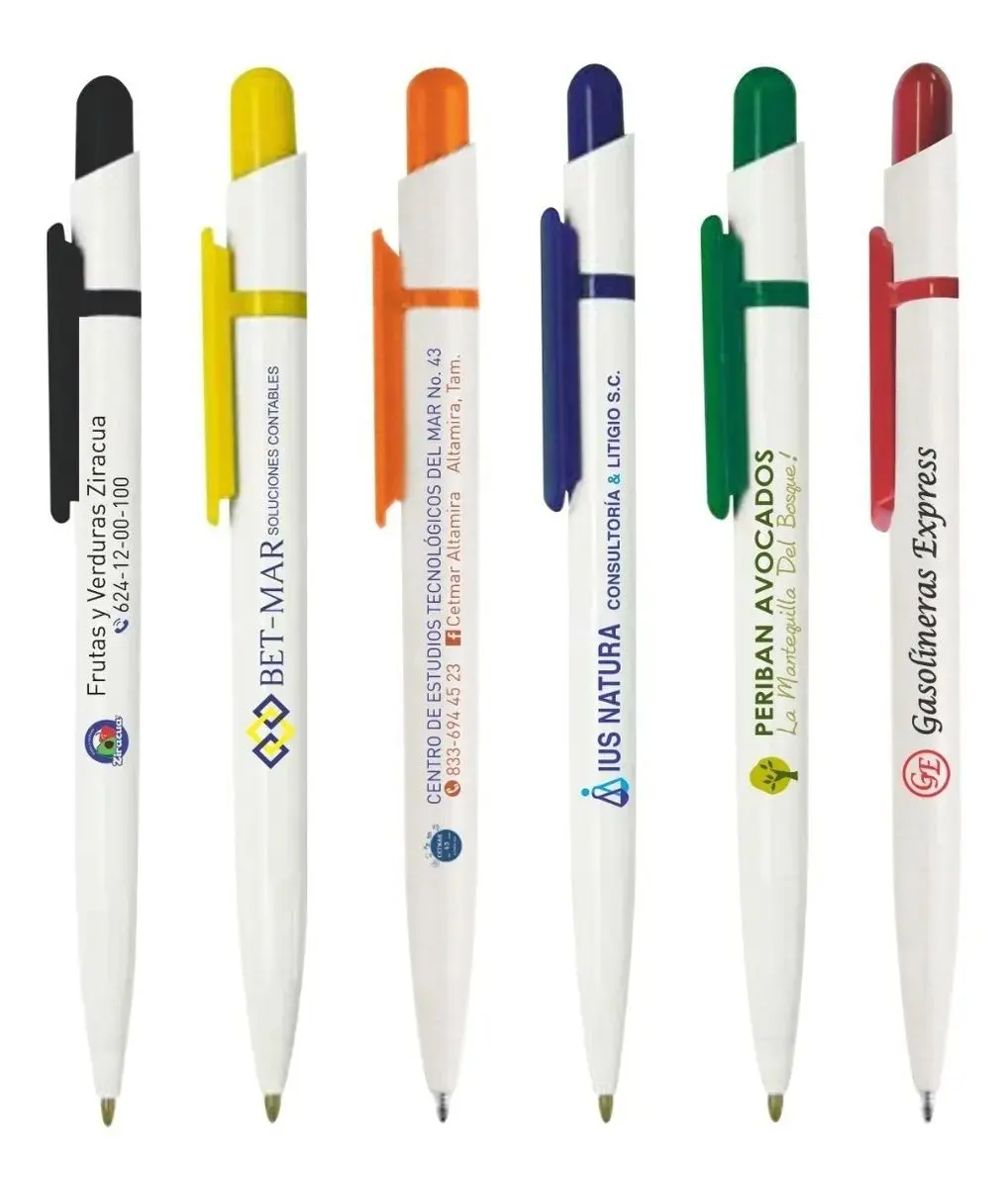 Custom White Ball Pen Printing | Personalized Promotional Pens - Image 3