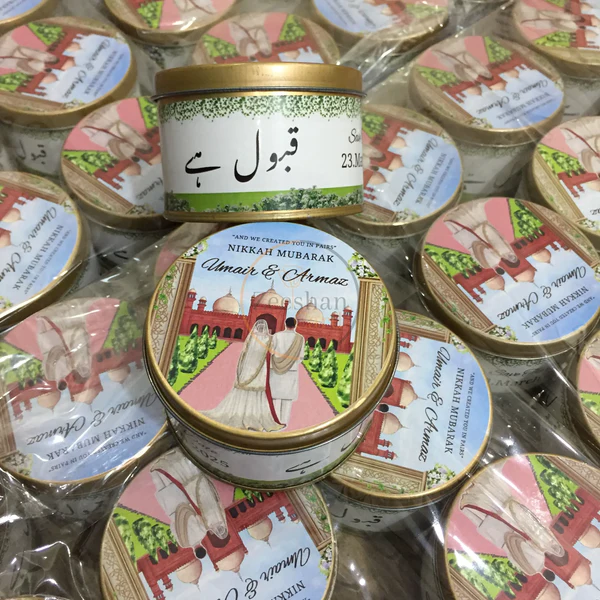 Customized Tin Bid Boxes in Pakistan – Affordable Wedding & Nikkah Gift Packaging
