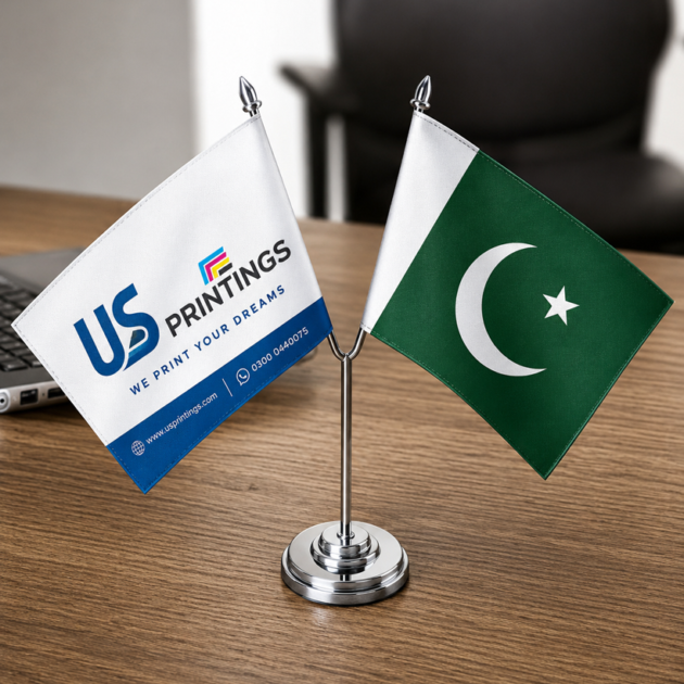 Desk Flags with Stand | Custom Table Flags for Office, Home, Schools, Events & Country flags